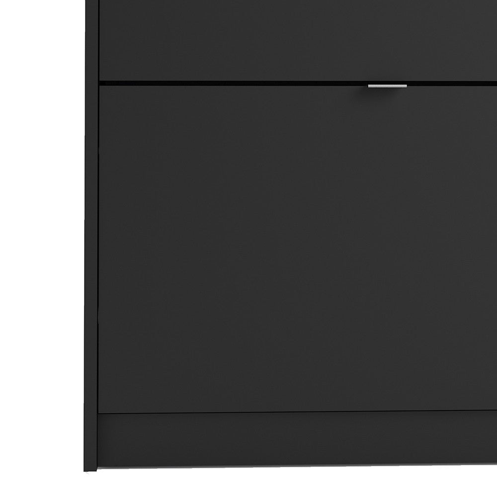 Shoes Shoe cabinet w. 3 tilting doors and 1 layer