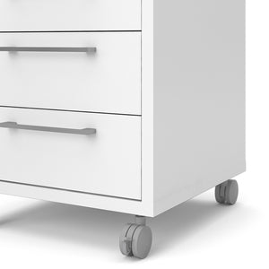 Prima Mobile cabinet in White