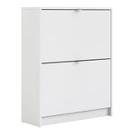 Shoes Shoe cabinet w. 2 tilting doors and 2 layers