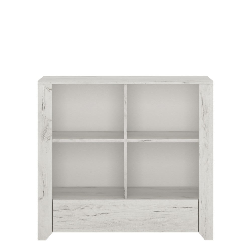 Angel 1 Drawer Low Bookcase