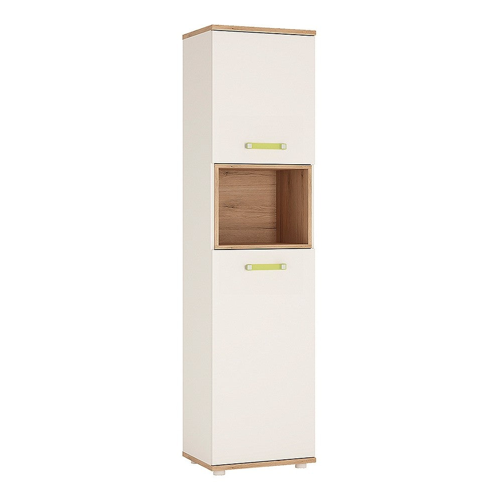 4KIDS Tall 2 door cabinet with lemon handles