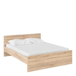 Naia Euro King Bed (160 x 200) in Oak