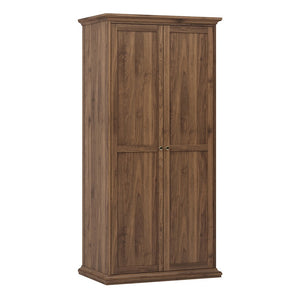 Paris Wardrobe with 2 Doors in Walnut