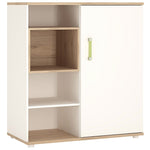 4KIDS Low cabinet with shelves (sliding door) with lemon handles