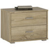 4 You 2 Drawer low chest/ Bedside in Sonama Oak