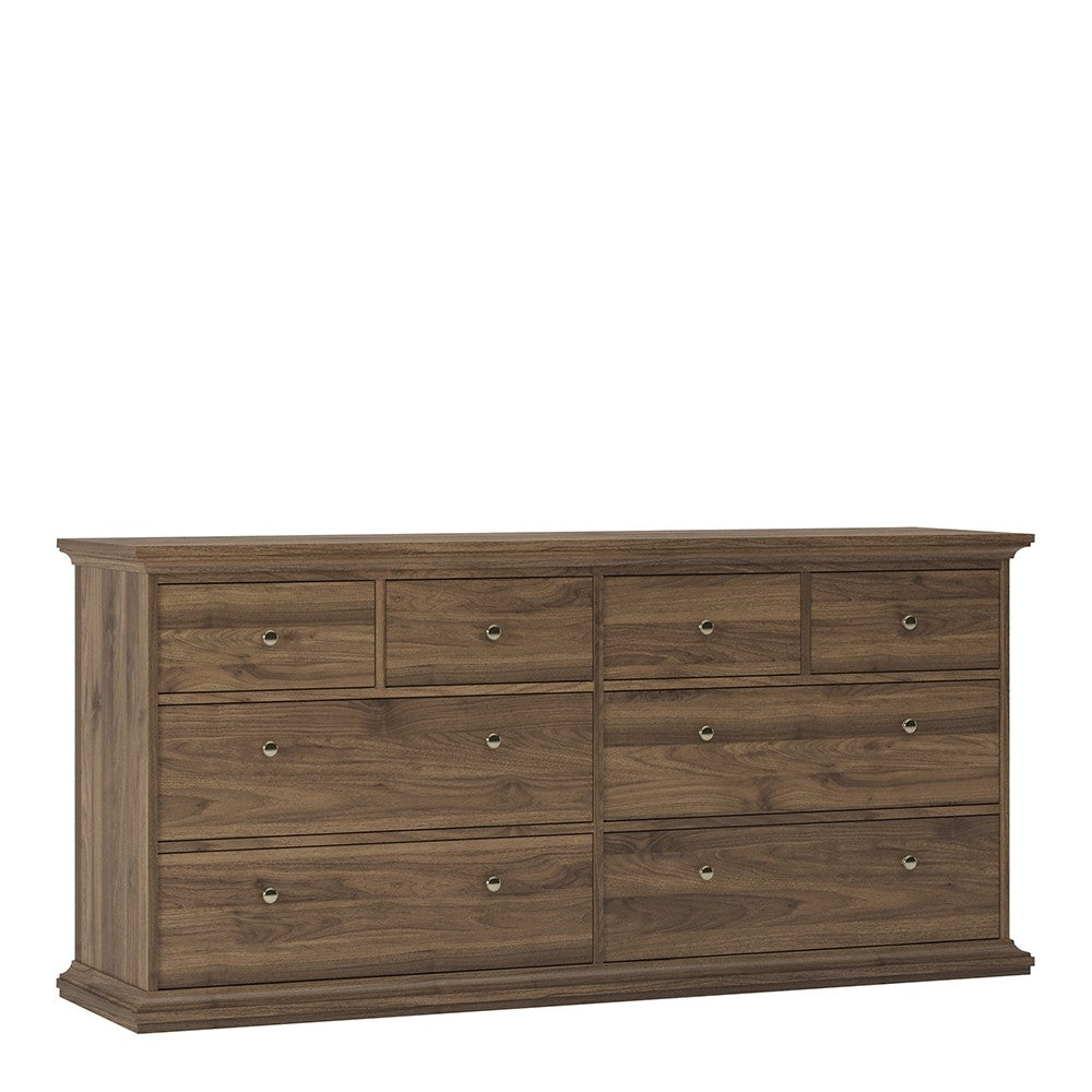 Paris Chest of 8 Drawers in Walnut