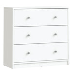 May Chest of 3 Drawers in White