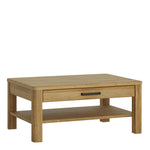 Cortina 1 drawer coffee table in Grandson Oak