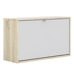 Shoes Shoe cabinet w. 1 tilting door and 2 layers