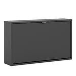 Shoes Shoe cabinet w. 1 tilting door and 1 layer