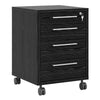 Prima Mobile cabinet in Black woodgrain