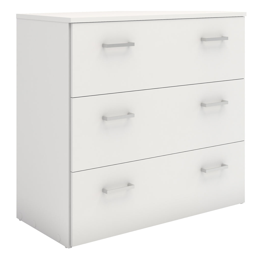 Space Chest of 3 Drawers in White