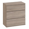 Nova Chest of 3 Drawers in Truffle Oak