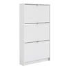 Shoes Shoe cabinet w. 3 tilting doors and 1 layer