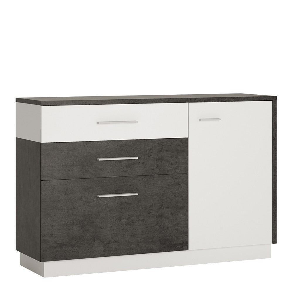 Zingaro 1 door 2 drawer 1 compartment sideboard