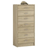 4 You 7 Drawer narrow chest in Sonama Oak