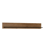 Brolo 167cm Wall Shelf With the walnut and dark panel finish