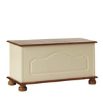 Copenhagen Blanket Box in Cream/Pine