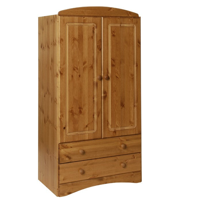 *Scandi 2 Door 2 Drawer Combi Wardrobe in Pine