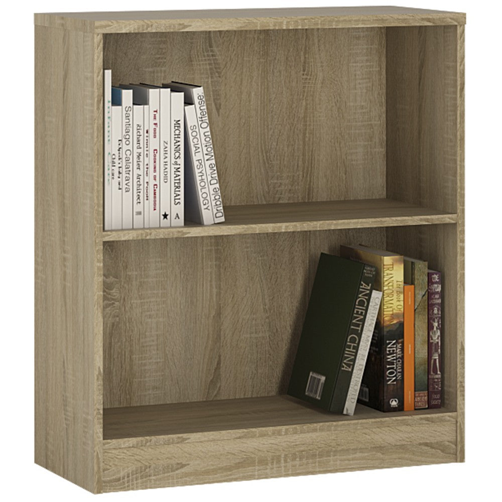 4 You Low Wide Bookcase in Sonama Oak