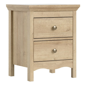 Silkeborg Bedside 2 Drawers in Riviera Oak