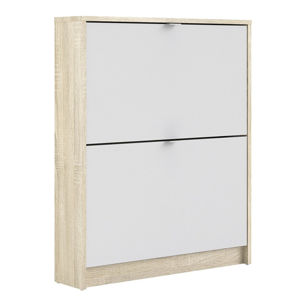 Shoes Shoe cabinet w. 2 tilting doors and 1 layer