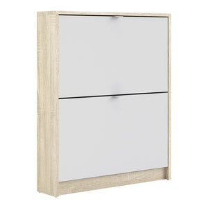 Shoes Shoe cabinet w. 2 tilting doors and 1 layer