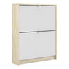 Shoes Shoe cabinet w. 2 tilting doors and 1 layer