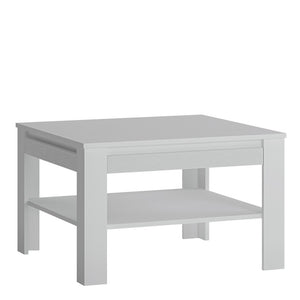 Novi Coffee Table with shelf in Alpine White