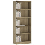 4 You Tall Wide Bookcase in Sonama Oak