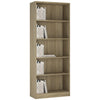 4 You Tall Wide Bookcase in Sonama Oak