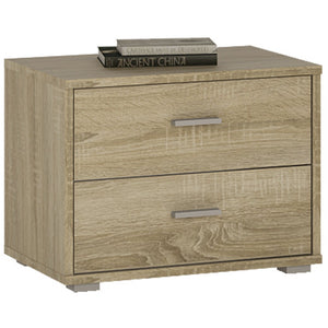 4 You 2 Drawer low chest/ Bedside in Sonama Oak