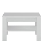 Novi Coffee Table with shelf in Alpine White