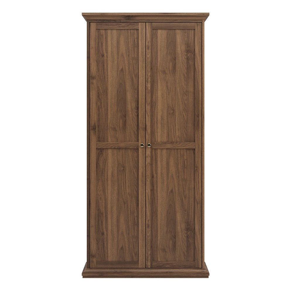 *Paris Wardrobe with 2 Doors in Walnut