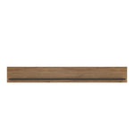 Brolo 167cm Wall Shelf With the walnut and dark panel finish