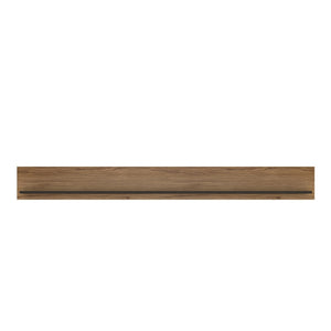 Brolo Wall Shelf 197cm With the walnut and dark panel finish