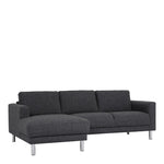 Cleveland Chaiselongue Sofa (LH) in Nova Antracit