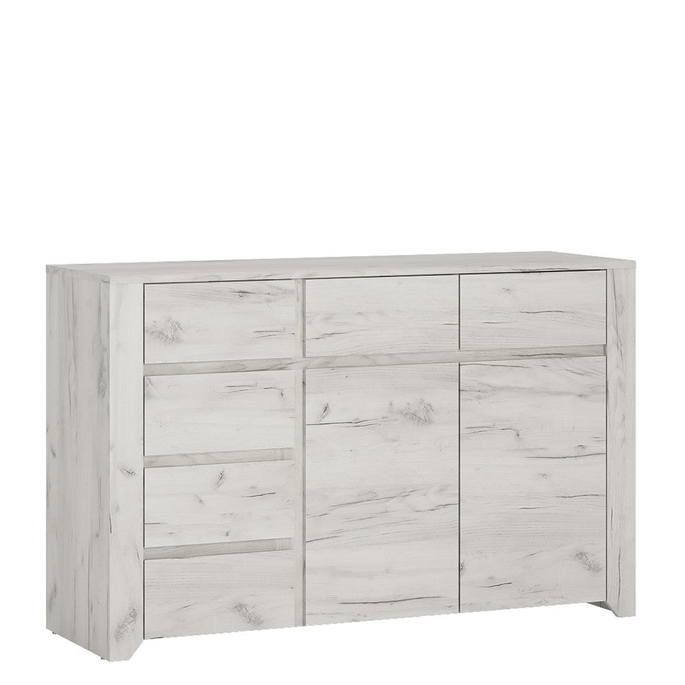 Angel 2 Door 3+3 Drawer Wide Chest