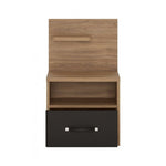 Monaco 1 drawer bedside with open shelf (LH)