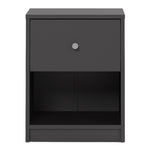 May Bedside 1 Drawer in Black