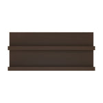 *Pello 136 cm Wide Wall Shelf in Dark Mahogany