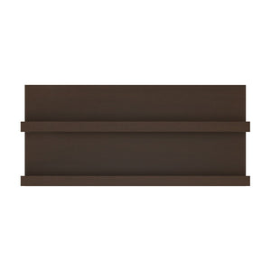 *Pello 136 cm Wide Wall Shelf in Dark Mahogany