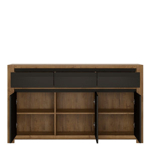 Havana 3 door 3 drawer sideboard  Havana 3 door 3 drawer sideboard