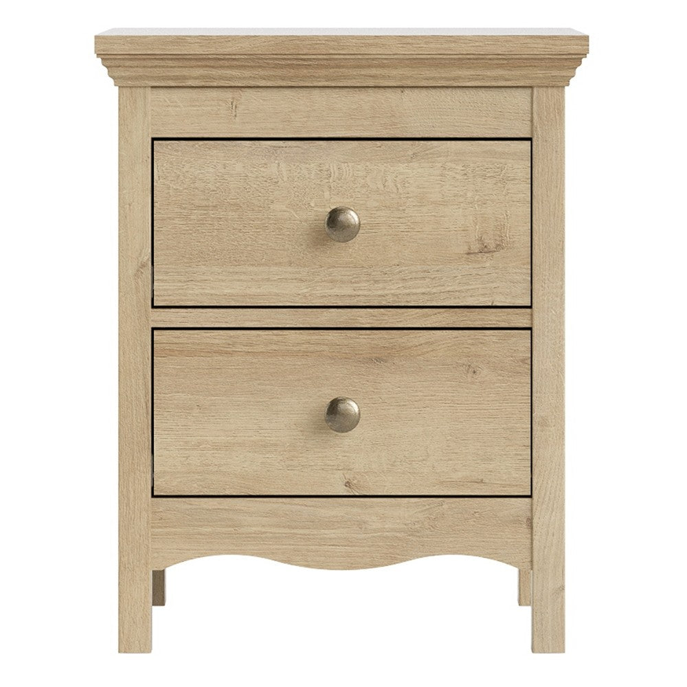 Silkeborg Bedside 2 Drawers in Riviera Oak