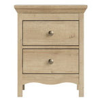 Silkeborg Bedside 2 Drawers in Riviera Oak