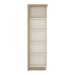 Lyon Bookcase (RH) in Riviera Oak/White High Gloss