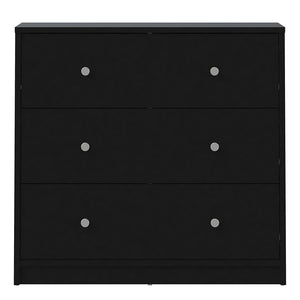 May Chest of 3 Drawers in Black