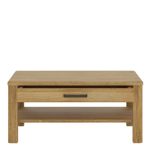 Cortina 1 drawer coffee table in Grandson Oak