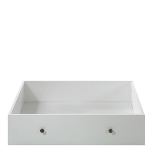 Paris Underbed Storage Drawer for Single Bed in White