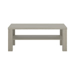 Madras Large Coffee Table with shelf in Champagne Melamine